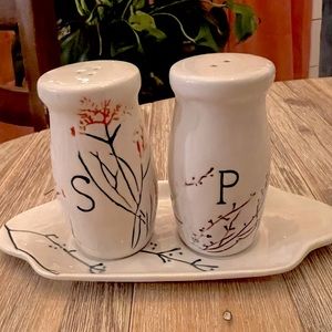 Anthropologie Salt & Pepper shaker set